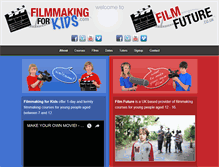 Tablet Screenshot of filmmakingforkids.com